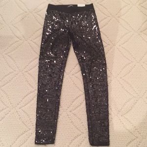 Express sequined pant legging style